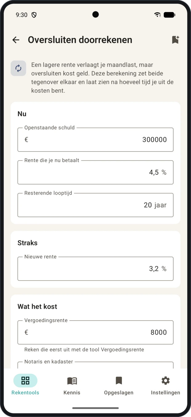 Oversluiten doorrekenen: wat het kost en wanneer het terugkomt